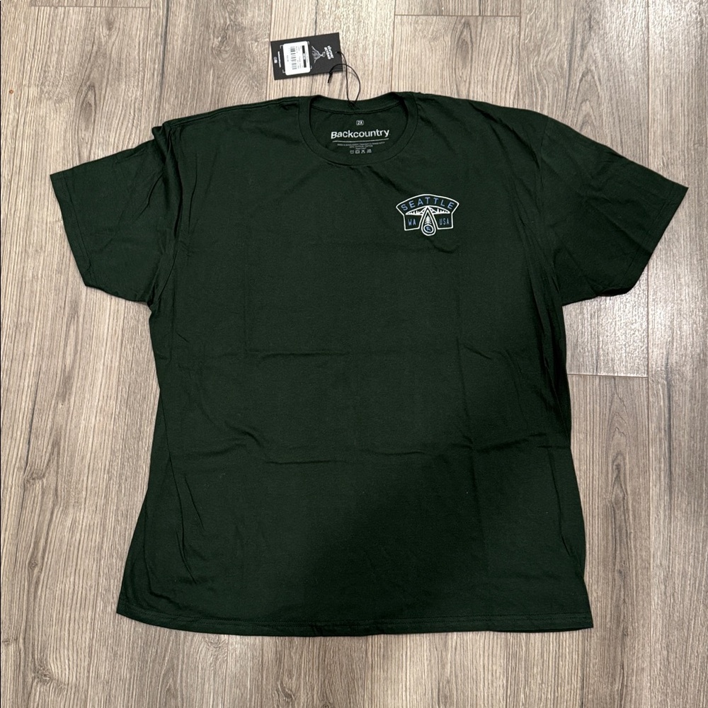 Backcountry Venture Beyond Seattle, WA Men’s Graphic Tee Shirt Size XXL